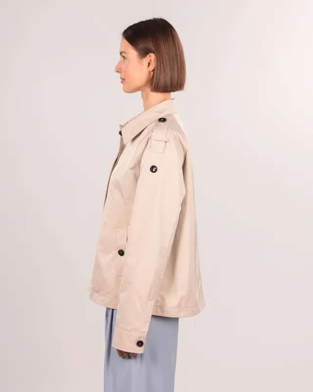 WEGA Green Goose - Kurz-Trenchcoat in Beige